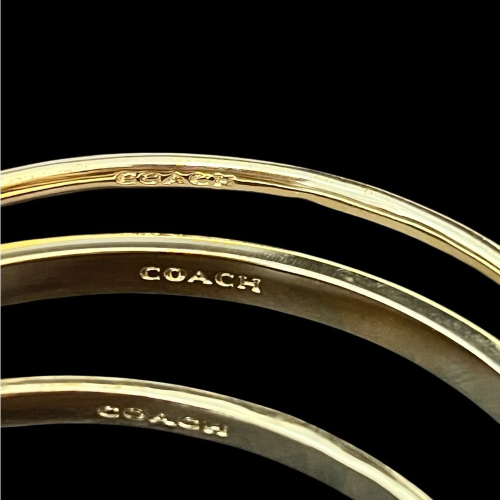 Coach Bangle Trio Set (A716) - Picture 6 of 8